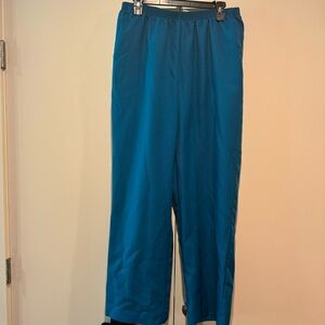 5/25 Women’s Plus Size Alfred Dunner Straight Leg Pants in Peacock Blue